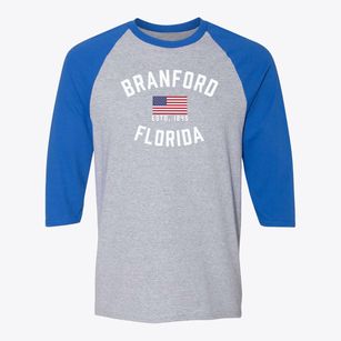 Branford Florida Patriot Baseball Tee