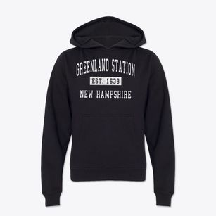Greenland Station New Hampshire Classic Established Youth Hoodie