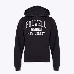 Folwell New Jersey Classic Established Youth Hoodie