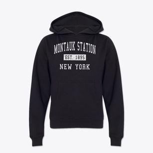 Montauk Station New York Classic Established Youth Hoodie