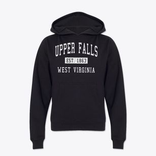 Upper Falls West Virginia Classic Established Youth Hoodie