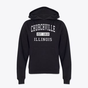 Churchville Illinois Classic Established Youth Hoodie