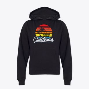Auberry California Palm Tree Sunset Youth Hoodie