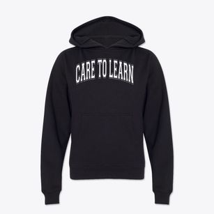 Care To Learn School Varsity Arch Youth Hoodie