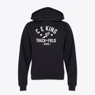 C E King Middle School Track and Field Youth Hoodie