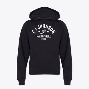 C I Johnson Elementary School Track and Field Youth Hoodie