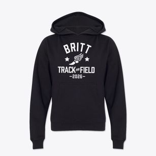 Britt Elementary School Track and Field Youth Hoodie