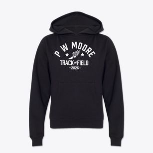 P W Moore Elementary School Track and Field Youth Hoodie