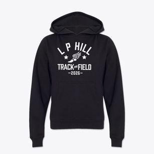 L P Hill Elementary School Track and Field Youth Hoodie