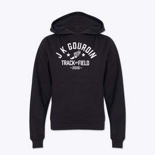 J K Gourdin Elementary School Track and Field Youth Hoodie