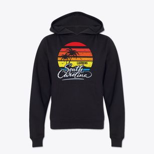 Laurens South Carolina Palm Tree Sunset Youth Hoodie