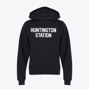 Huntington Station New York Classic Block Youth Hoodie