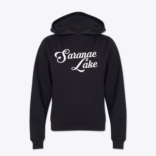 Saranac Lake New York Vintage Team Youth Hoodie