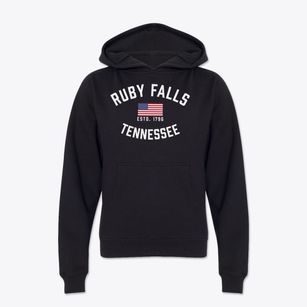 Ruby Falls Tennessee Patriot Youth Hoodie
