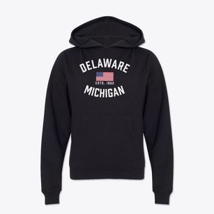 Delaware Michigan Patriot Youth Hoodie