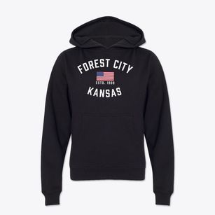 Forest City Kansas Patriot Youth Hoodie