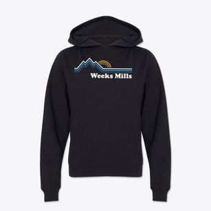 Weeks Mills Maine Mountain View Youth Hoodie