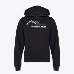 Sister Lakes Michigan Mountain View Youth Hoodie