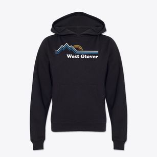West Glover Vermont Mountain View Youth Hoodie