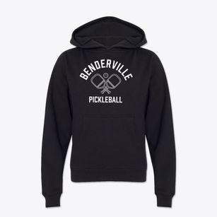 Benderville Wisconsin Pickleball Youth Hoodie
