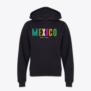 Mexico New York Color Pop Youth Hoodie
