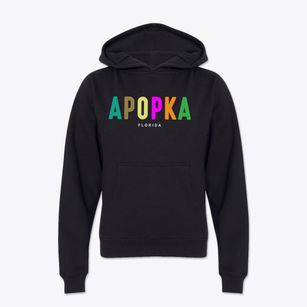 Apopka Florida Color Pop Youth Hoodie