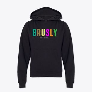 Brusly Louisiana Color Pop Youth Hoodie