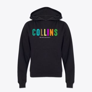 Collins Mississippi Color Pop Youth Hoodie