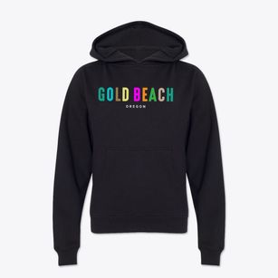 Gold Beach Oregon Color Pop Youth Hoodie