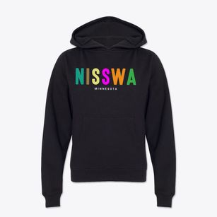 Nisswa Minnesota Color Pop Youth Hoodie