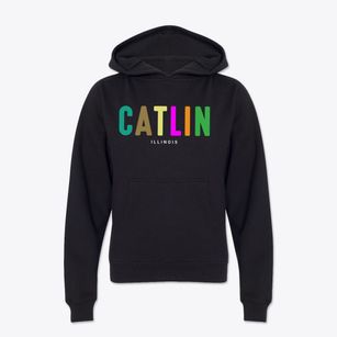 Catlin Illinois Color Pop Youth Hoodie