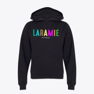 Laramie Wyoming Color Pop Youth Hoodie