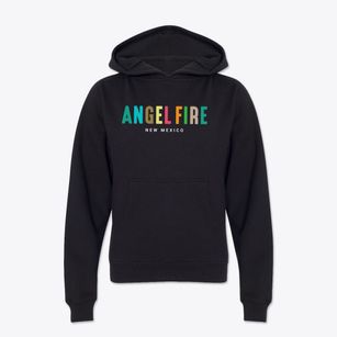 Angel Fire New Mexico Color Pop Youth Hoodie