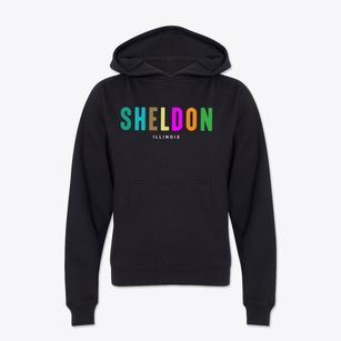 Sheldon Illinois Color Pop Youth Hoodie