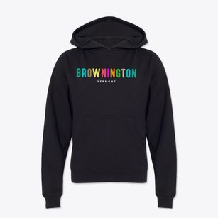 Brownington Vermont Color Pop Youth Hoodie