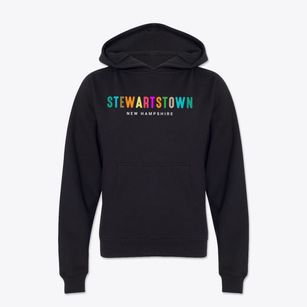 Stewartstown New Hampshire Color Pop Youth Hoodie