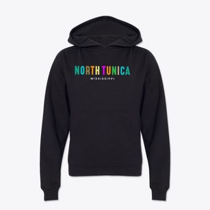 North Tunica Mississippi Color Pop Youth Hoodie