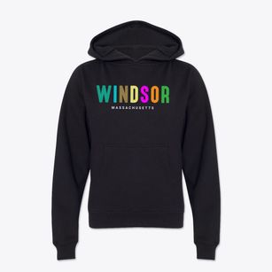 Windsor Massachusetts Color Pop Youth Hoodie
