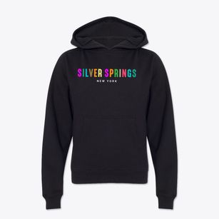 Silver Springs New York Color Pop Youth Hoodie