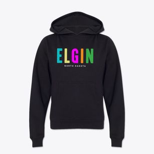 Elgin North Dakota Color Pop Youth Hoodie