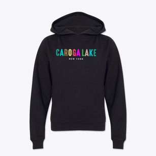 Caroga Lake New York Color Pop Youth Hoodie