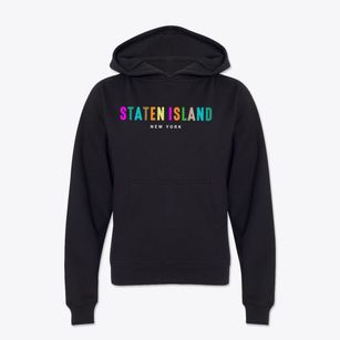 Staten Island New York Color Pop Youth Hoodie