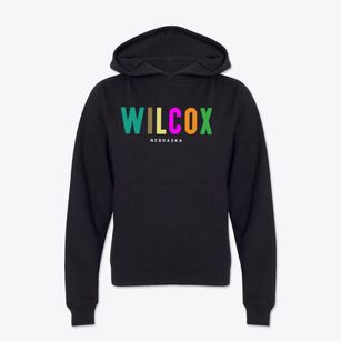 Wilcox Nebraska Color Pop Youth Hoodie