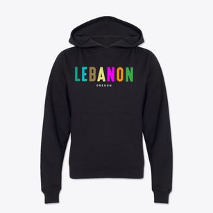 Lebanon Oregon Color Pop Youth Hoodie