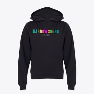 Narrowsburg New York Color Pop Youth Hoodie