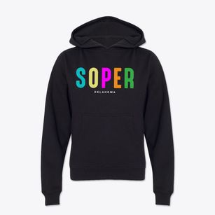Soper Oklahoma Color Pop Youth Hoodie