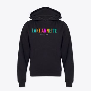 Lake Annette Missouri Color Pop Youth Hoodie