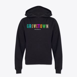 Grovetown Georgia Color Pop Youth Hoodie