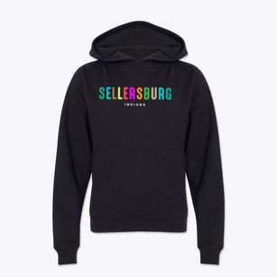 Sellersburg Indiana Color Pop Youth Hoodie