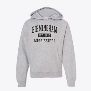 Birmingham Mississippi Classic Established Youth Hoodie